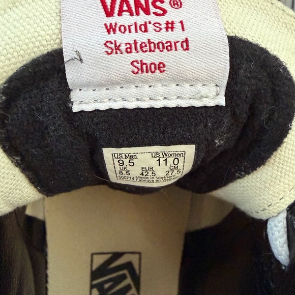 Vans Sk8-Hi hi-top sneakers in black and white suede - Picture 5 of 5